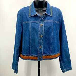 STUDIO EASE l Womens Denim Jean Jacket l Size 10 l